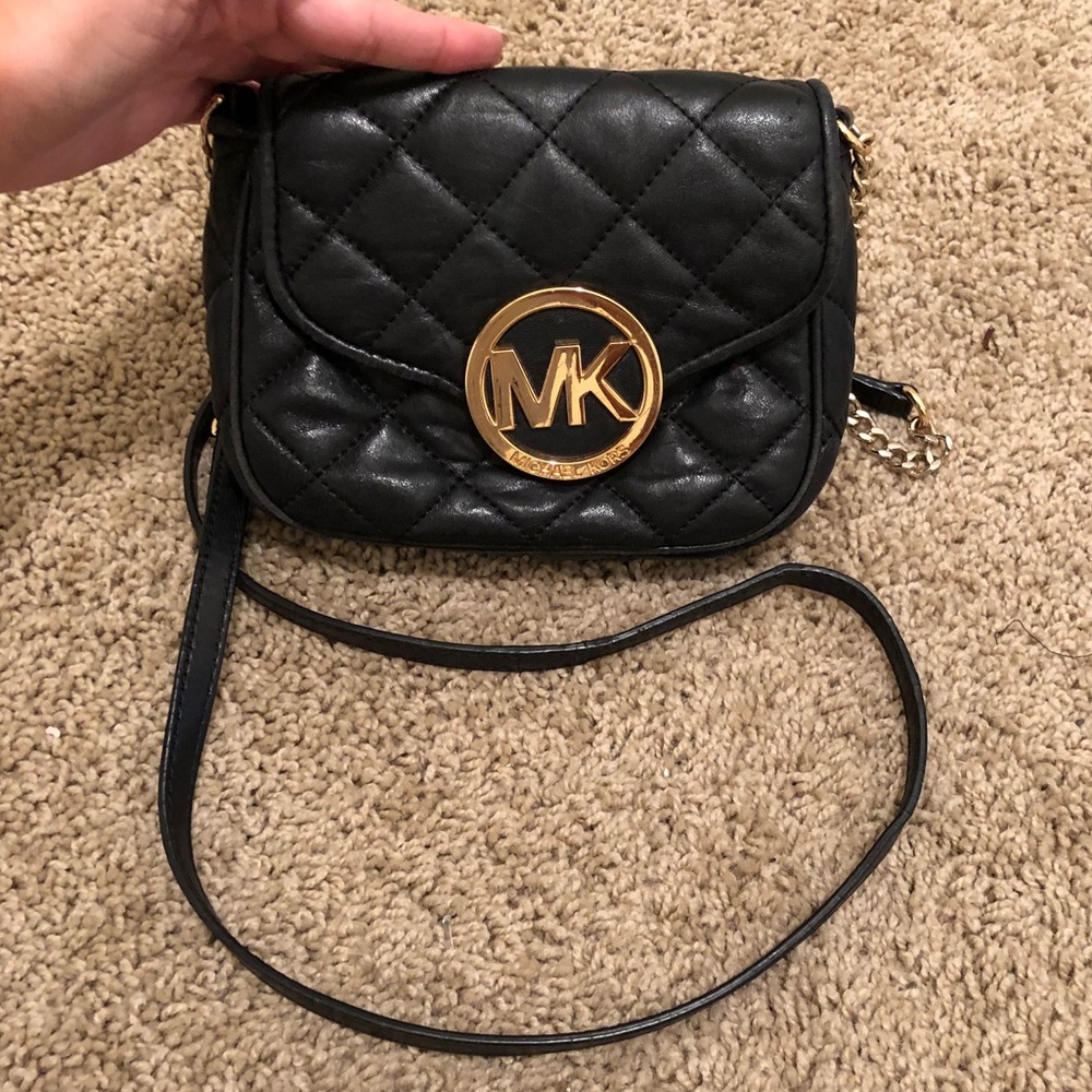 Black crossbody Michael kors purse